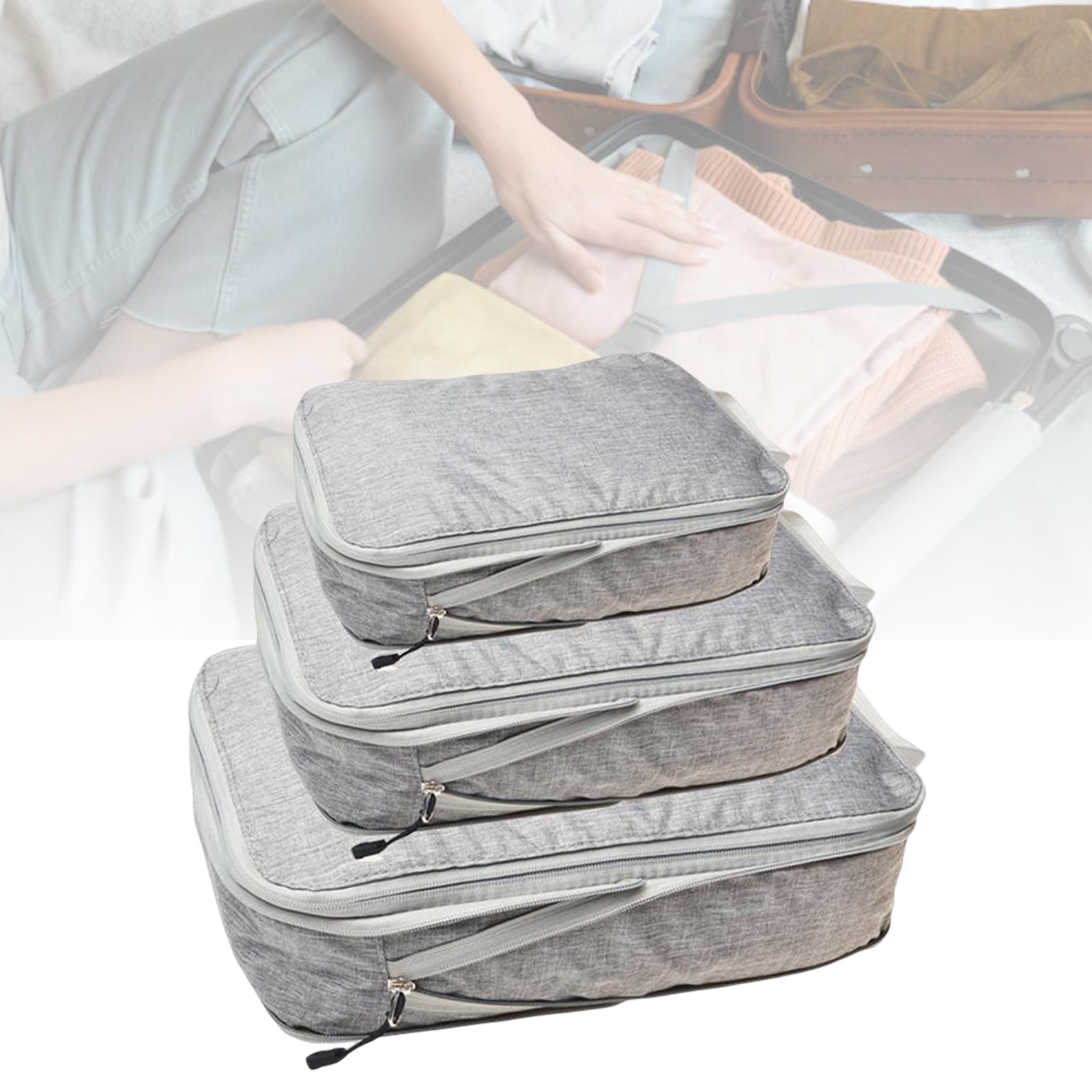 Pouch Suitcase Waterproof Storage Travel Bags Gray