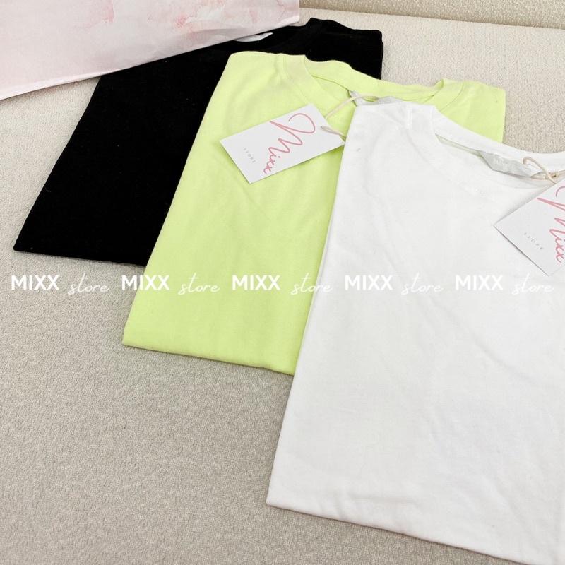Áo Thun Nữ Trơn tay ngắn chất cotton mềm mịn phom suông vừa thoải mái