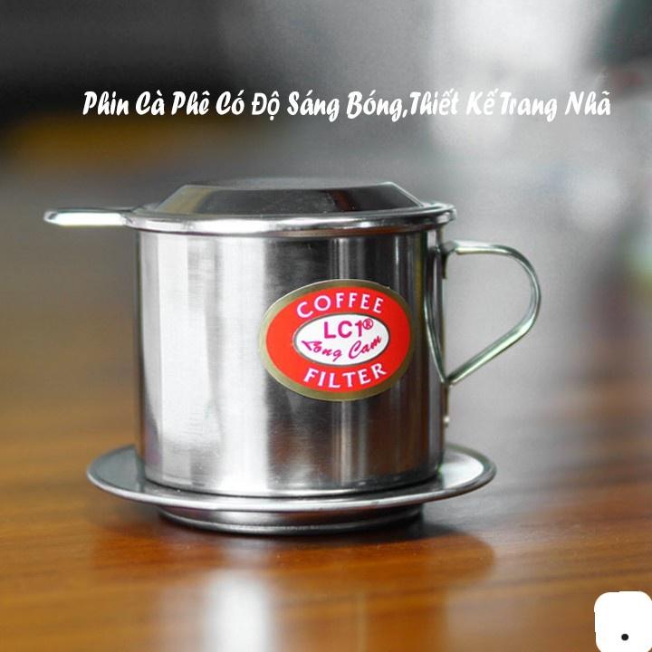 PHIN PHA CAFE LONG CAM INOX ĐỦ KÍCH CỠ HÀNG XỊN LƯỚI VẶN