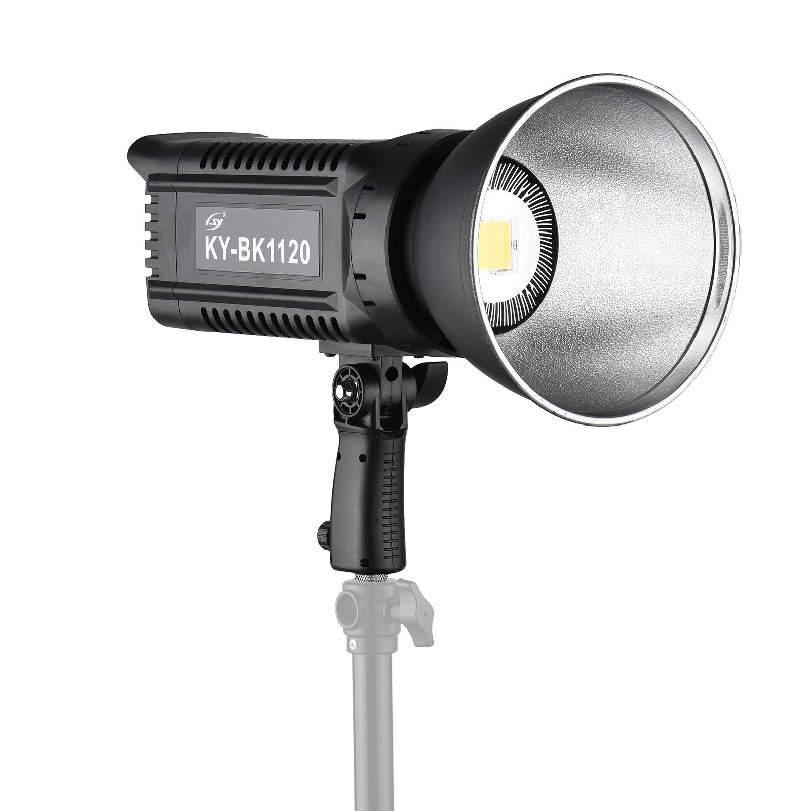 150W Studio LED Video Light 5600K Color Temperature CRI93+ TLCI95+ Bowens Mount with Protector Reflector Remote Control