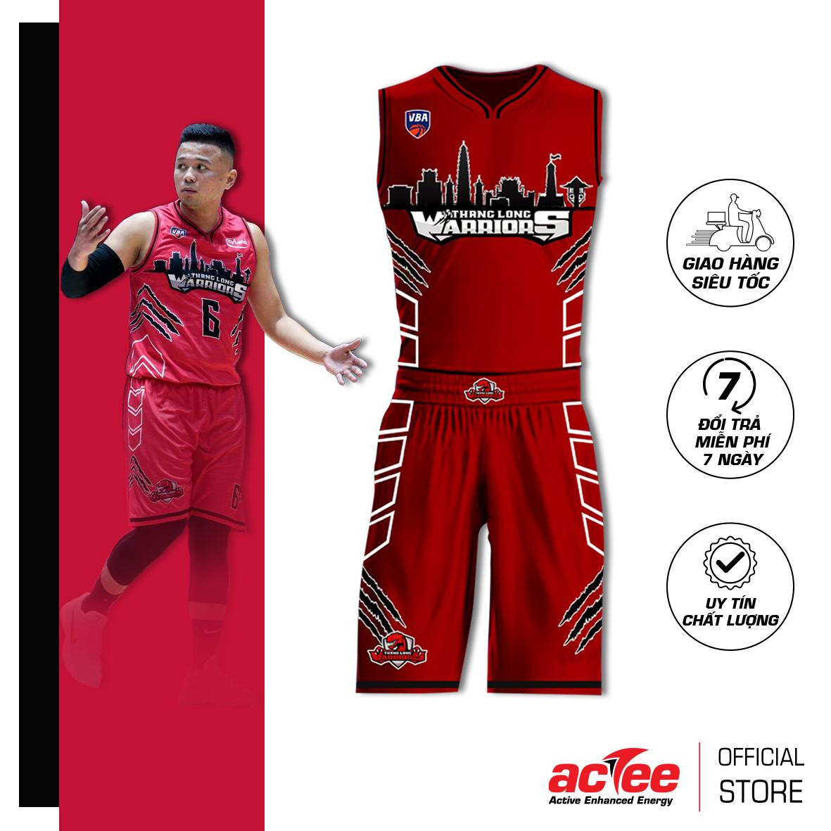 Đồ bóng rổ Thang Long Warriors VBA 2020