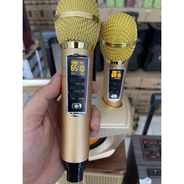 Loa Karaoke SD306 Plus Tặng Kèm 2 Mic Không Dây