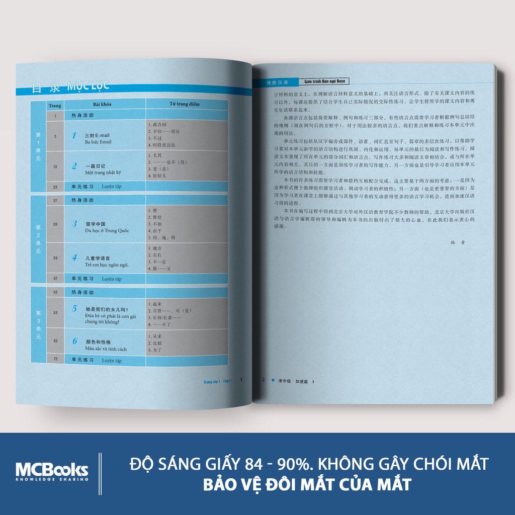 Sách Giáo Trình Hán Ngữ Boya Trung Cấp I - Tập 1