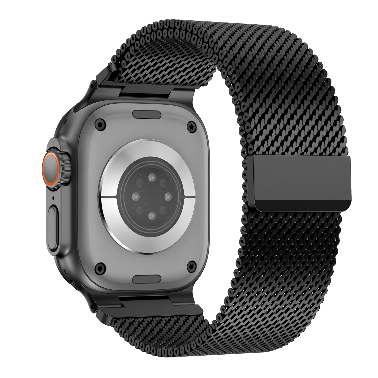 Dây Thép Milan Từ Tính Phantom cho Apple Watch Series 4/5/6/7/8/9/SE3/10/11 & Apple Watch Ultra 1/2/3 Size 44/45/46/49mm - Hàng Chính Hãng
