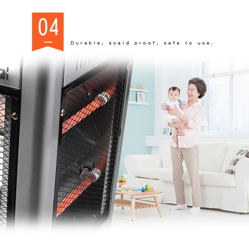 Lò sưởi 5 chiều , có thể nướng đồ NSB-A, cs2000w,30m2