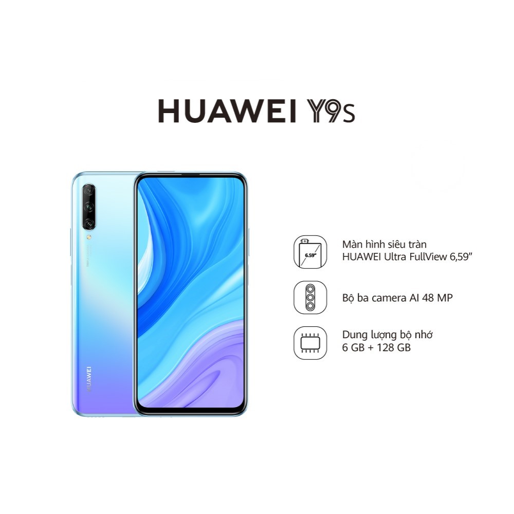 Điện Thoại Huawei Y9S (6G/128G) | Kirin 710F | Màn Hình Tràn Viền 6.59 Inch | Camera Selfie 16 MP Bật Lên Tự Động | Hàng Chính Hãng