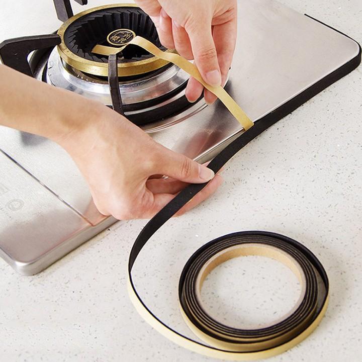 CUỘN KEO DÁN KHE BỒN RỬA CHÉNKEO DÁN ĐỆM LÓT KHUNG CỬA DÀI 2M CHỐNG BỤI BẨN CHỐNG THẤM NƯỚC TIỆN DỤNG ĐA NĂNG