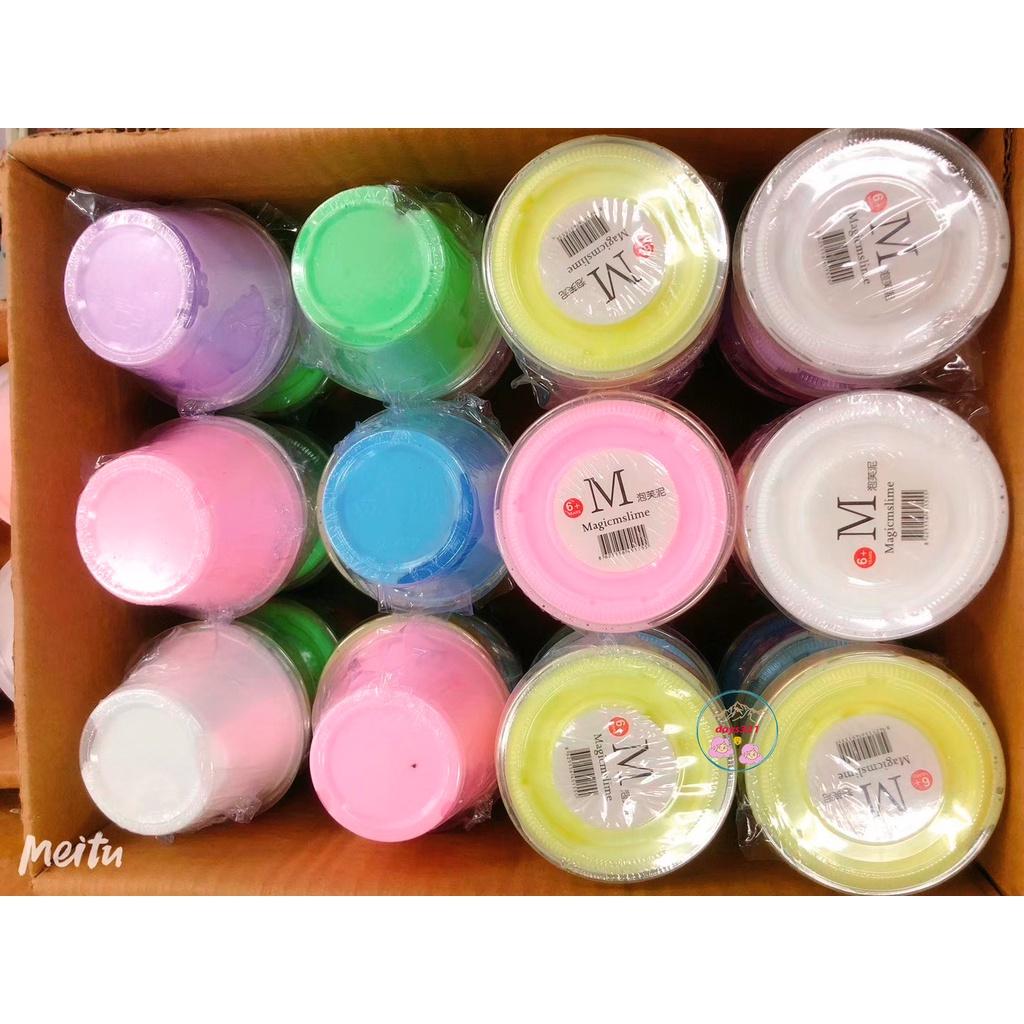 Slime Magic Bơ Sữa hộp 200ML to 9 màu cực đẹp Đồ chơi hũ slam chất nhờn ma quái squishy
