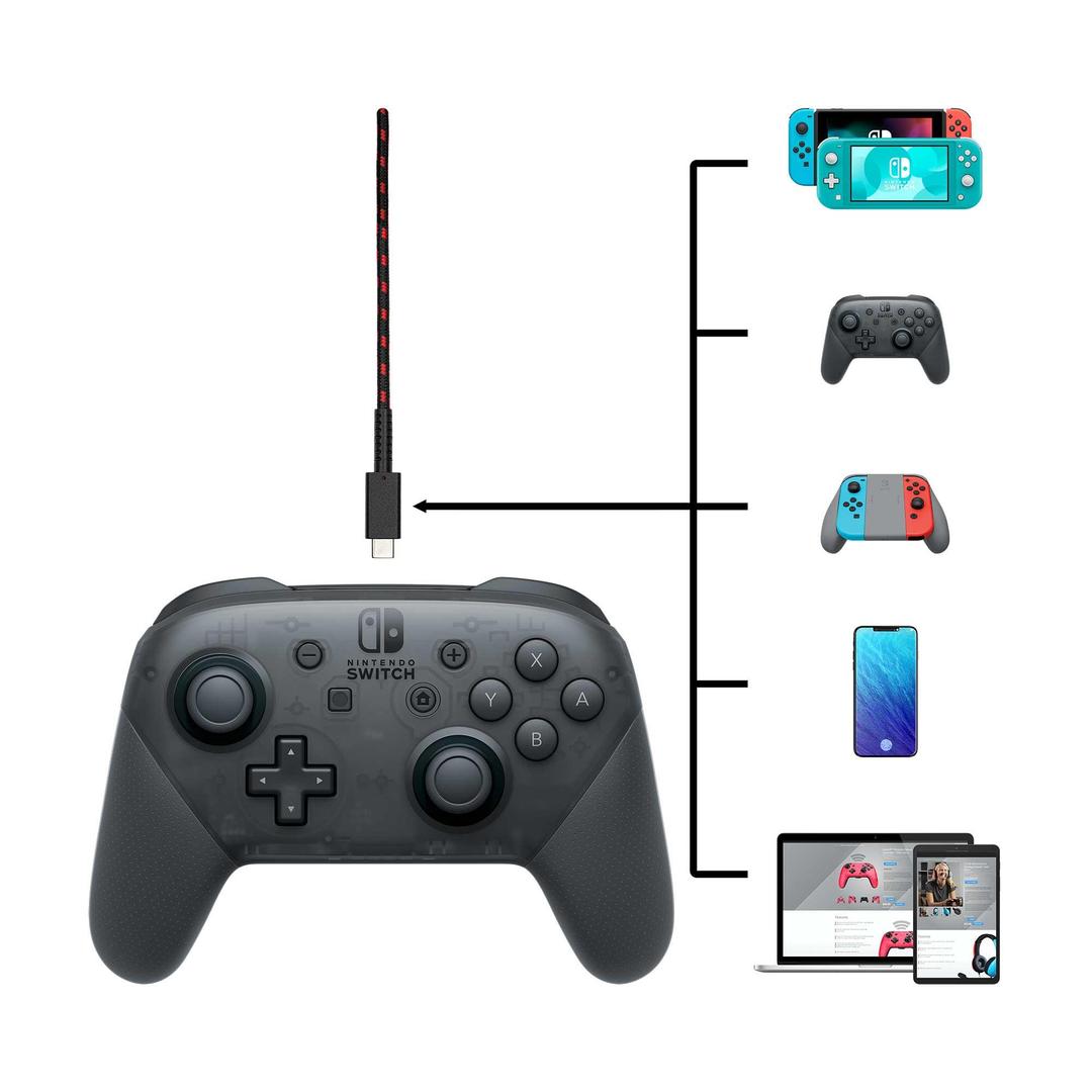 Dây cáp usb dành cho Nintendo Switch Pro chân cắm type C cho máy game nintendo switch và lite