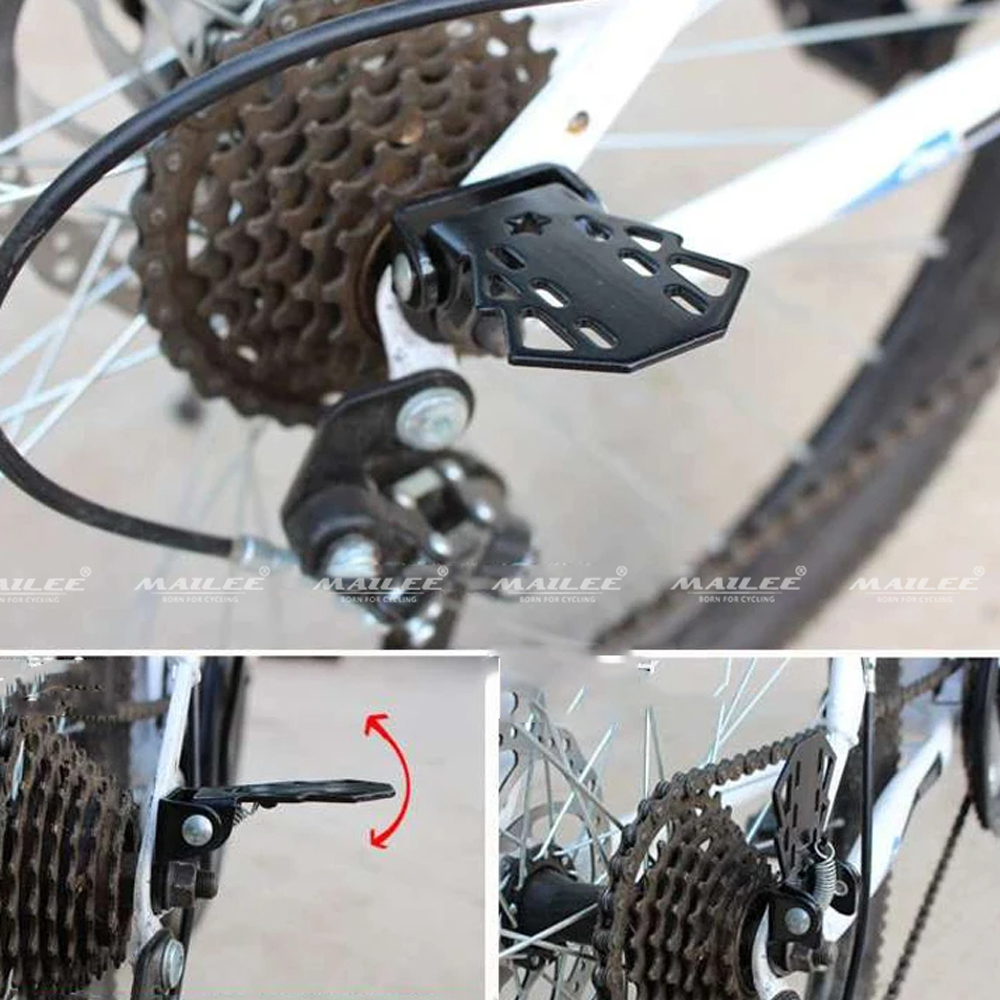 Gác Chân Sau Xe Đạp ST-512M Thép Kim Loại Gập Gọn 90° độ- Phù Hợp MTB, An Toàn Cho Trẻ Em (Bộ gồm 2 cái) - Mai Lee