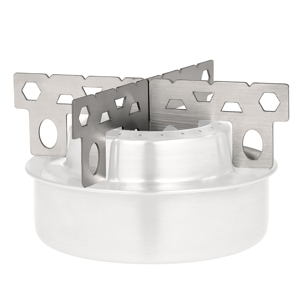 Giá Đỡ Bếp Cồn Hình Chữ Thập Bằng Titanium Cắm Trại Dã Ngoại Ngoài Trời