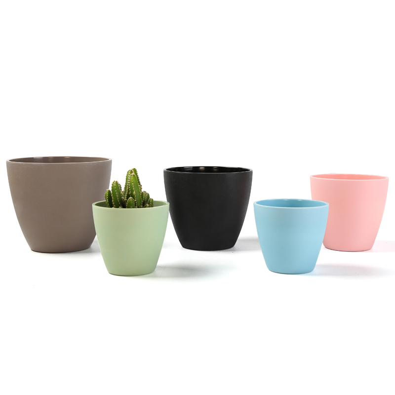 Chậu trồng cây mini MONROVIA cho sen đá, cây cảnh, hoa nhí, xương rồng, bonsai để bàn, ban công
