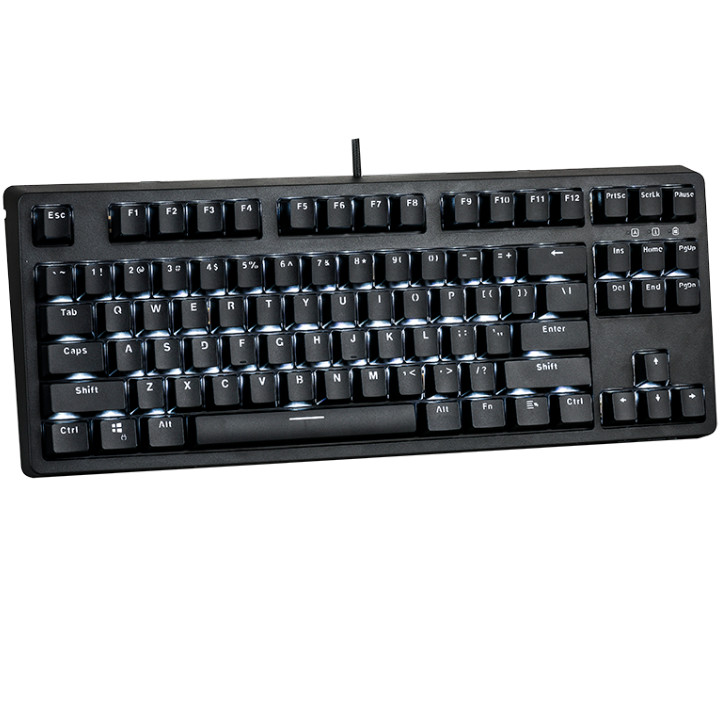 Bàn Phím Cơ Gaming E-Dra EK387 Switch Gateron Led Trắng - Hàng Chính Hãng