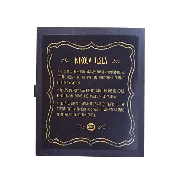 Bookmark gỗ nam châm Nikola Tesla