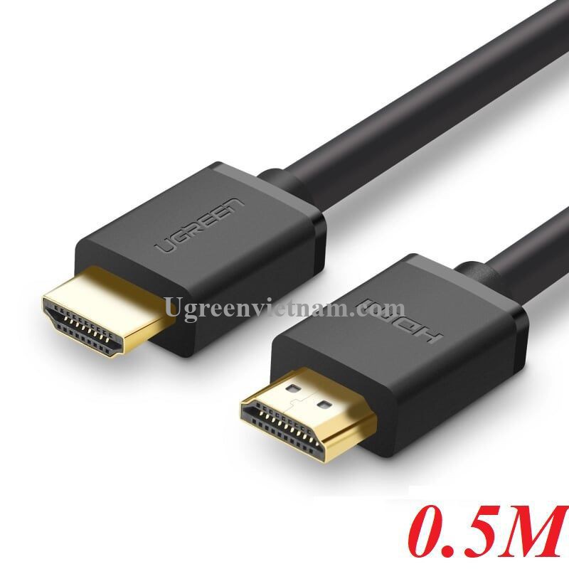 Cáp HDMI 1.4 Ugreen 30115 dài 0.5m Hỗ Trợ 3D 4K*2K - Hàng chính hãng