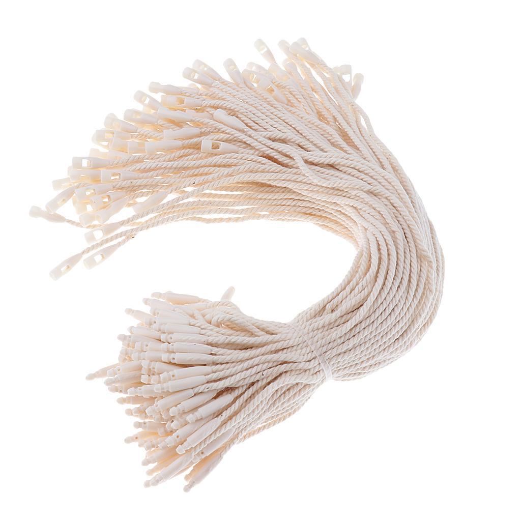Pack of 1200 Pcs 5 inch Plastic Tag Line Tie & 8 inch Pricing Bullet Tag String