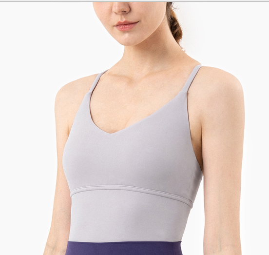 NCLAGEN Tập Yoga Áo Thể Thao Nữ Áo Bra Quần Lót Tập Gym Tập Thể Chạy Push-Up Thể Thao Đeo Chéo Lưng Crop Top Chắc Chắn tập Thể Dục Quần Áo - L