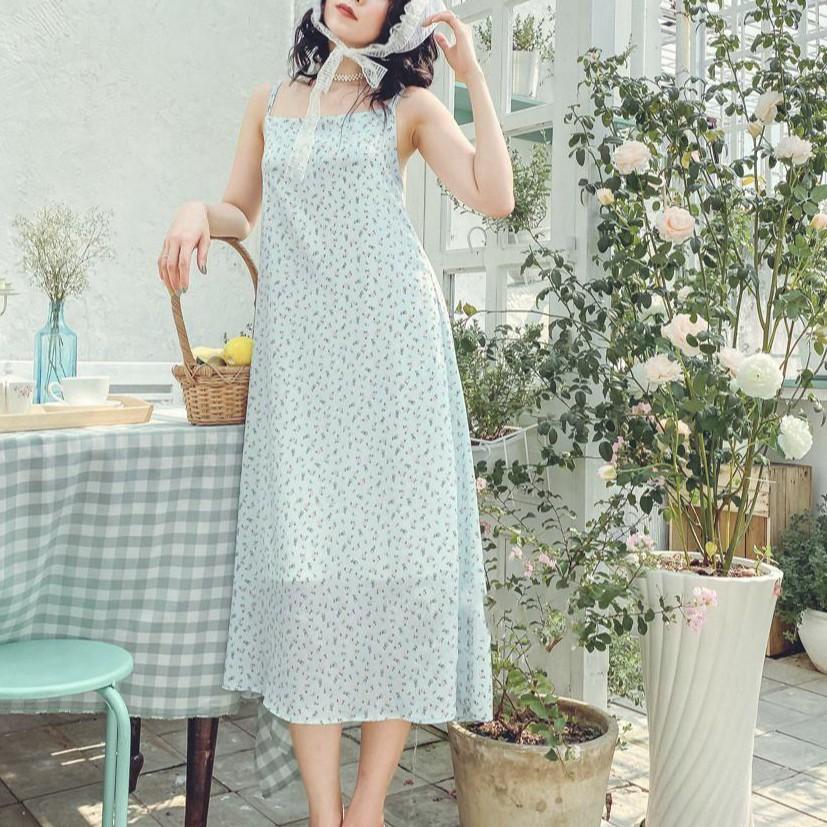 Đầm thiết kế xanh hoa nhí Agnes Dress Gem Clothing SP006162