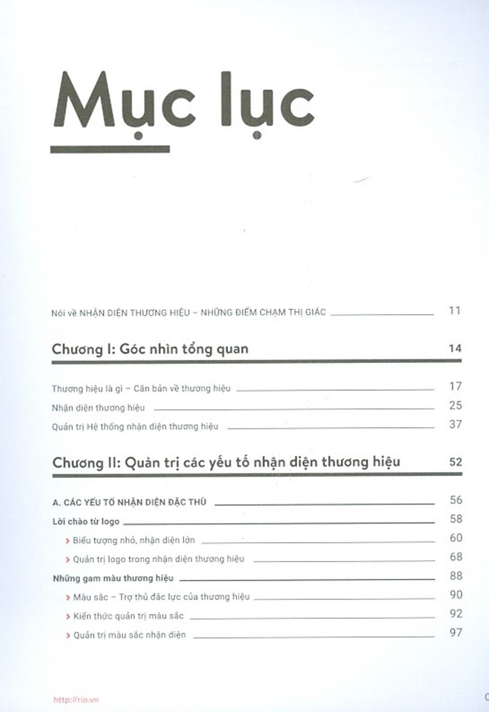 Sách Rio Book No.2 - Nhận Diện Thương Hiệu, Những Điểm Chạm Thị Giác (Tái Bản)