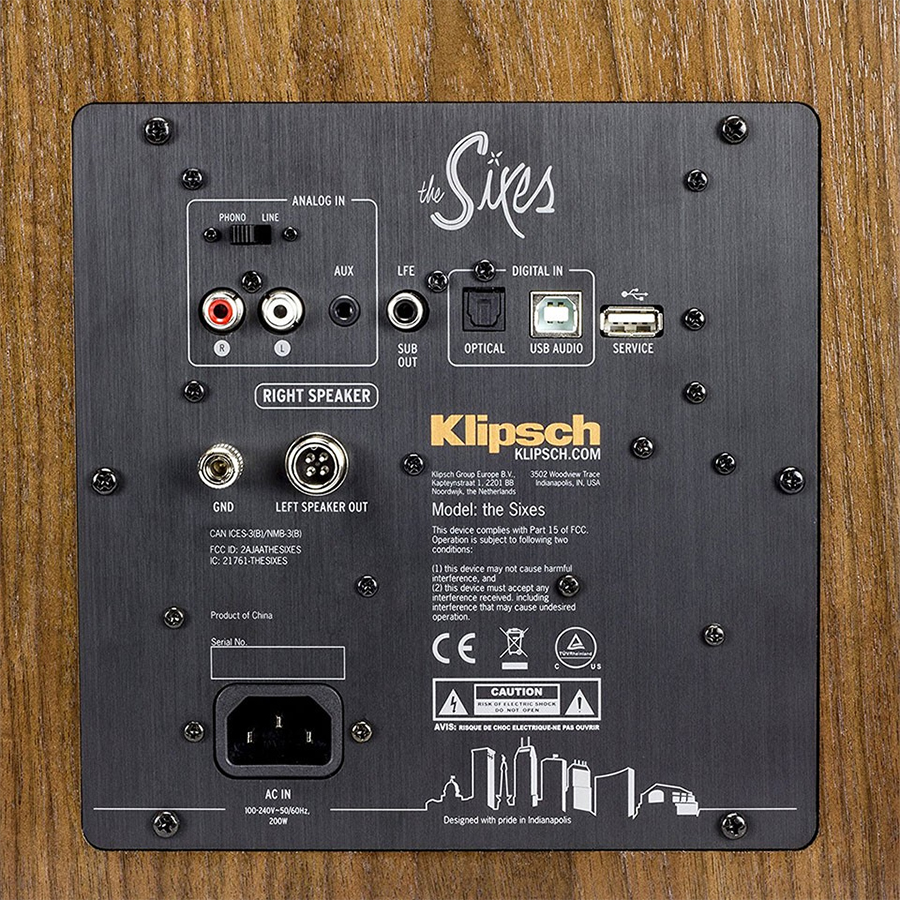 Loa Bluetooth Klipsch The Sixes (Walnut) - Hàng Chính Hãng