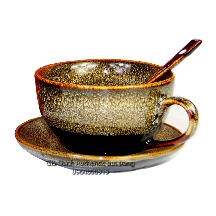 CAO CẤP! CỐC CAPUCCINO/ CỐC UỐNG TRÀ MEN HỎA BIẾN - Chuyên dùng cho nhà hàng, khách sạn 5*