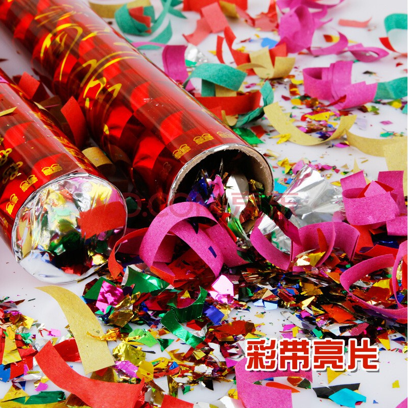 Set 2 ống phụt giấy kim tuyến
