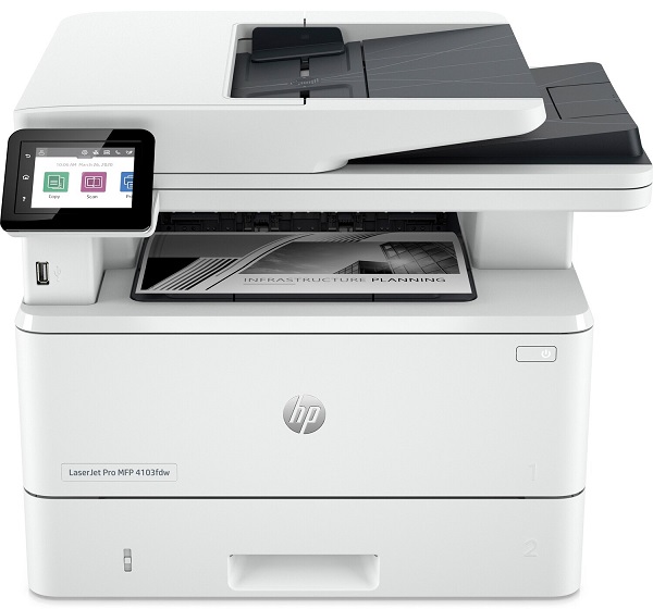 Máy in HP LaserJet Pro MFP 4103fdw Printer (2Z629A) - Hàng chính hãng