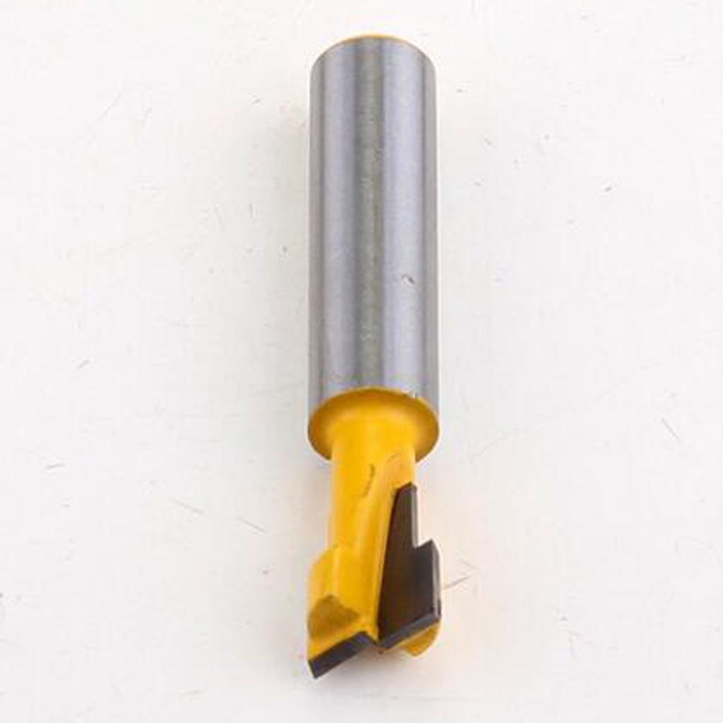 3-4pack 8mm Shank T-Slot Milling Cutter Router Bit for 1/4inch Hex Bolt