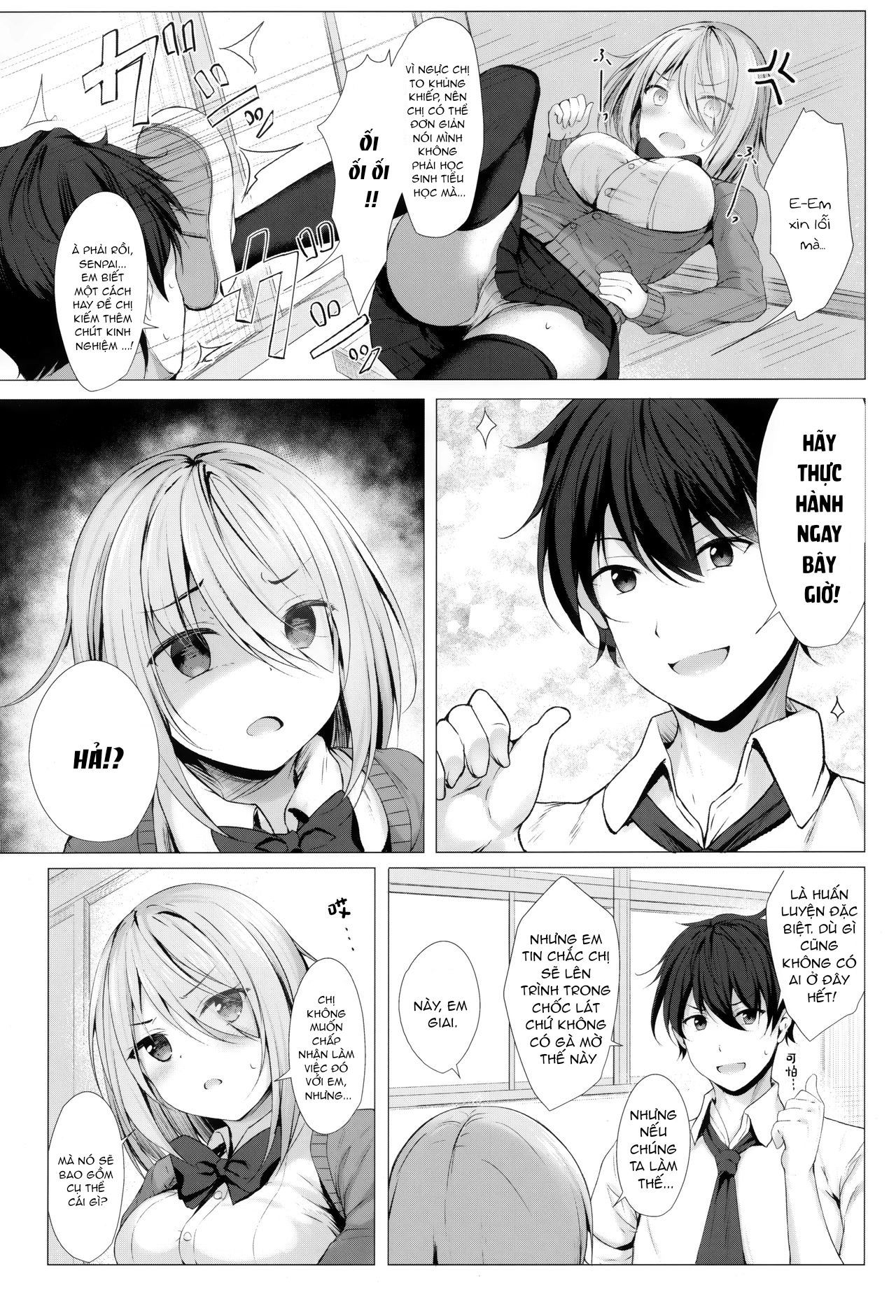 [18+] dạy senpai cách làm diễn viên chapter 1 3