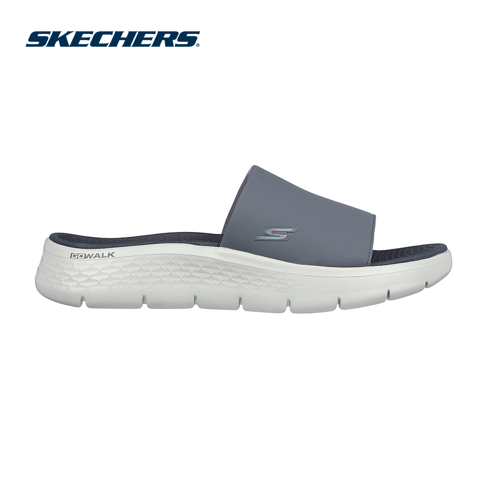 Skechers Nam Dép Quai Ngang Thường Ngày, Đi Học, Đi Làm On-The-GO Flex Omura Contoured Goga Mat Footbed, Flex, Machine Washable, Ultra Go - 229203-CCOR