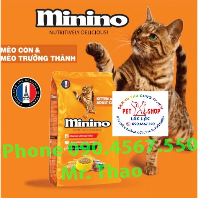 Thức ăn cho mèo Minino Tuna Flavored - Thùng 7.8 KG (6 gói x 1.3 KG)