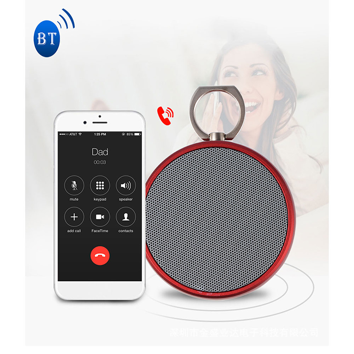 Loa Bluetooth BS02 - Nhỏ nhắn xinh xắn có móc treo