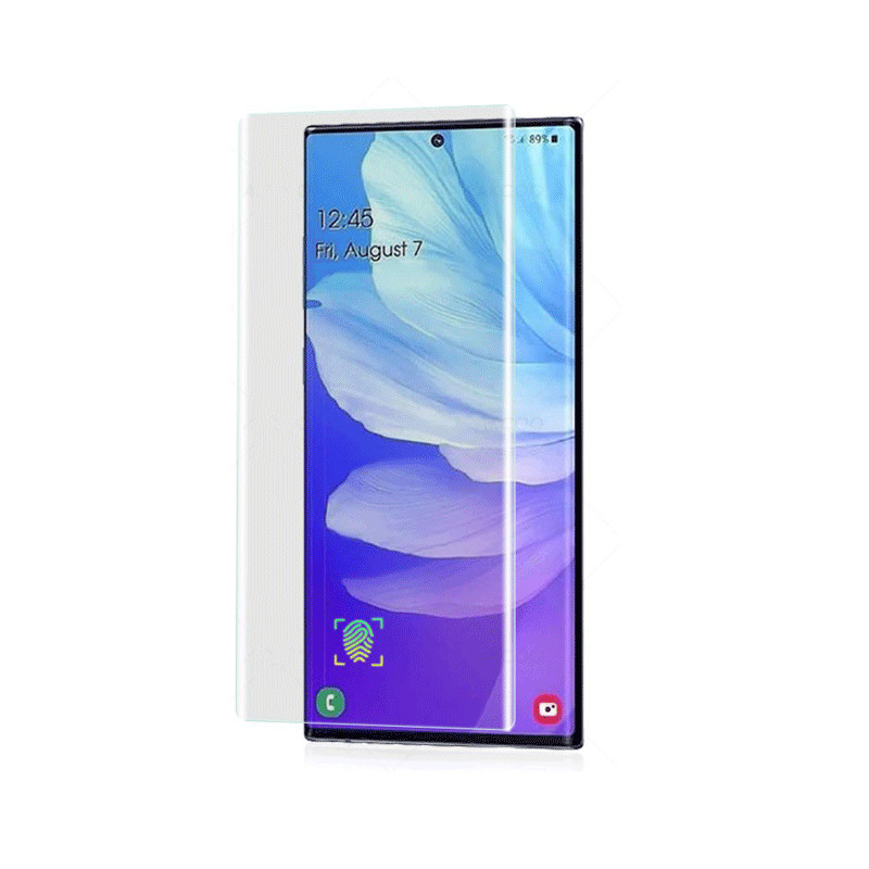 Dán cường lực Samsung Galaxy Note 20 Ultra Loca UV Zeelot PureGlass 3D Chống vân tay - Hàng Nhập Khẩu