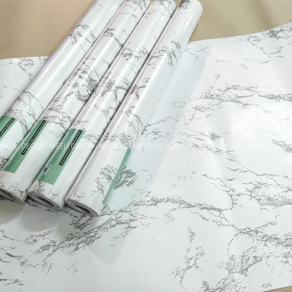 10 mét dài giấy dán tường giả đá, sẵn keo dễ dán, pvc chống thấm nước, kt 10m x 45cm, ME13
