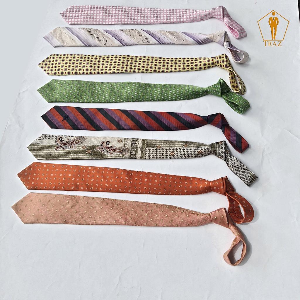 Cà Vạt, Caravat, Cravat Nam Trung Niên Họa Tiết Bản To 8Cm