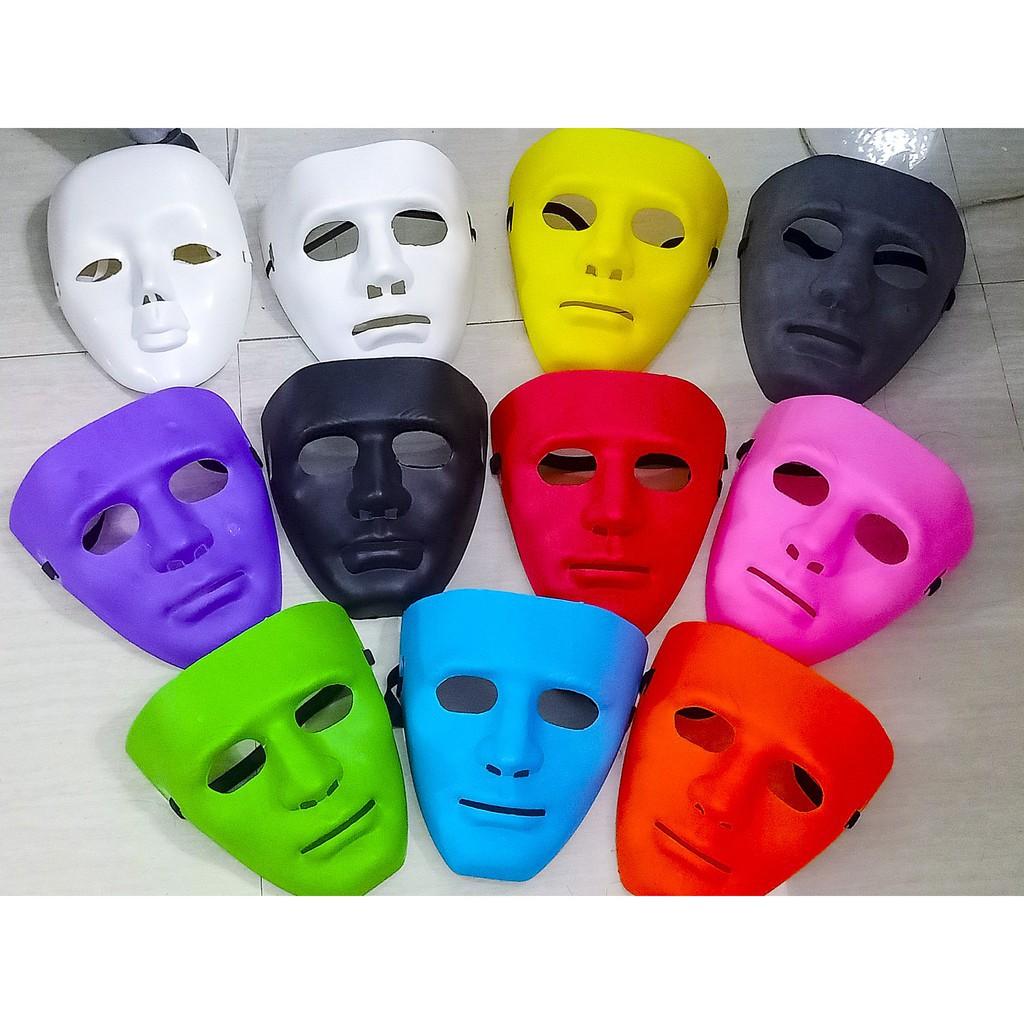 Mặt Nạ Jabbawockeez Mặt Nạ Cosplay Mặt Nạ Hóa Trang Màu Trắng i49 Hàng nhập khẩu