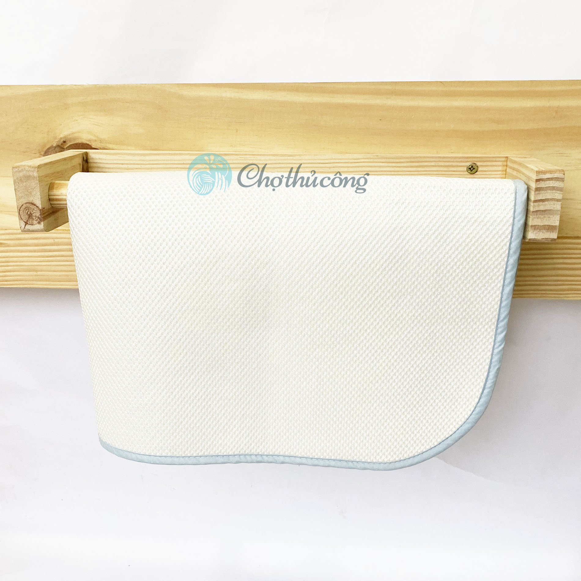 Thanh treo đa năng, Giá treo khăn nhà tắm bằng gỗ thông vintage - Giá gỗ treo khăn mặt tiện lợi - Nhiều màu