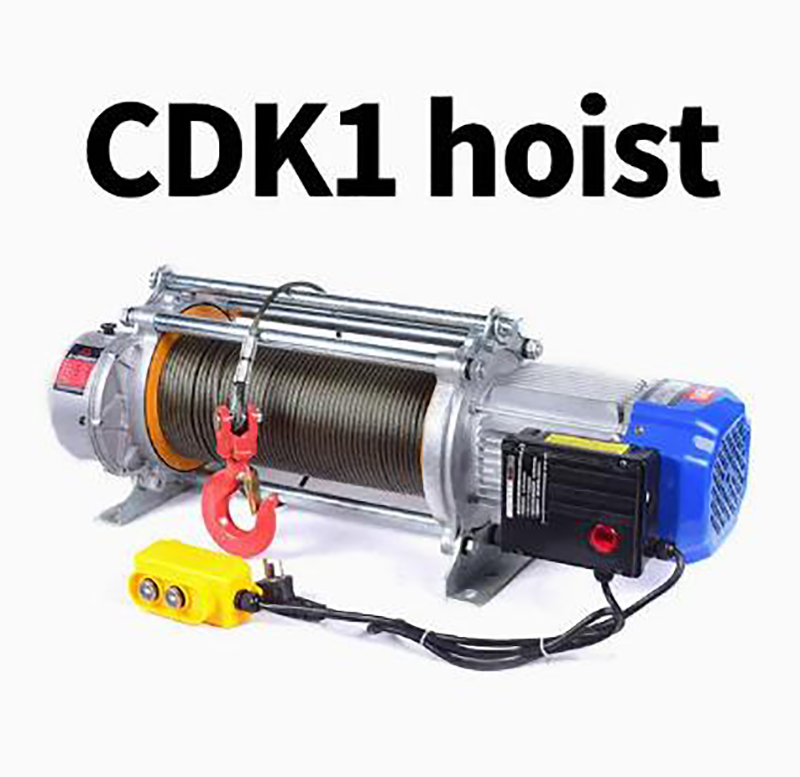 Tời điện đa năng nâng hạ vỏ nhôm ABG CD-K1 sử dụng nhiều trong công nghiệp, xây dựng