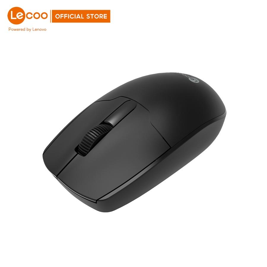 Chuột không dây Lecoo WS204 thiết kế công thái học dùng cho văn phòng chơi game chuyên nghiệp - BH 24 tháng, Hàng nhập khẩu