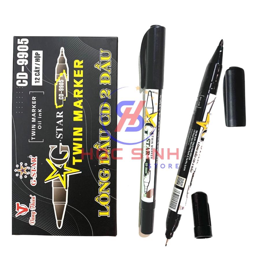 Bút lông dầu 2 đầu chất lượng cao Gstar CD-9905