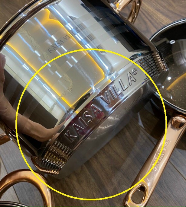 Bộ nồi inox và chảo chống dính cao cấp 6 món 5 đáy từ MÃ AB1 , nắp kính sang trọng bảo hành 1 năm hàng chính hãng
