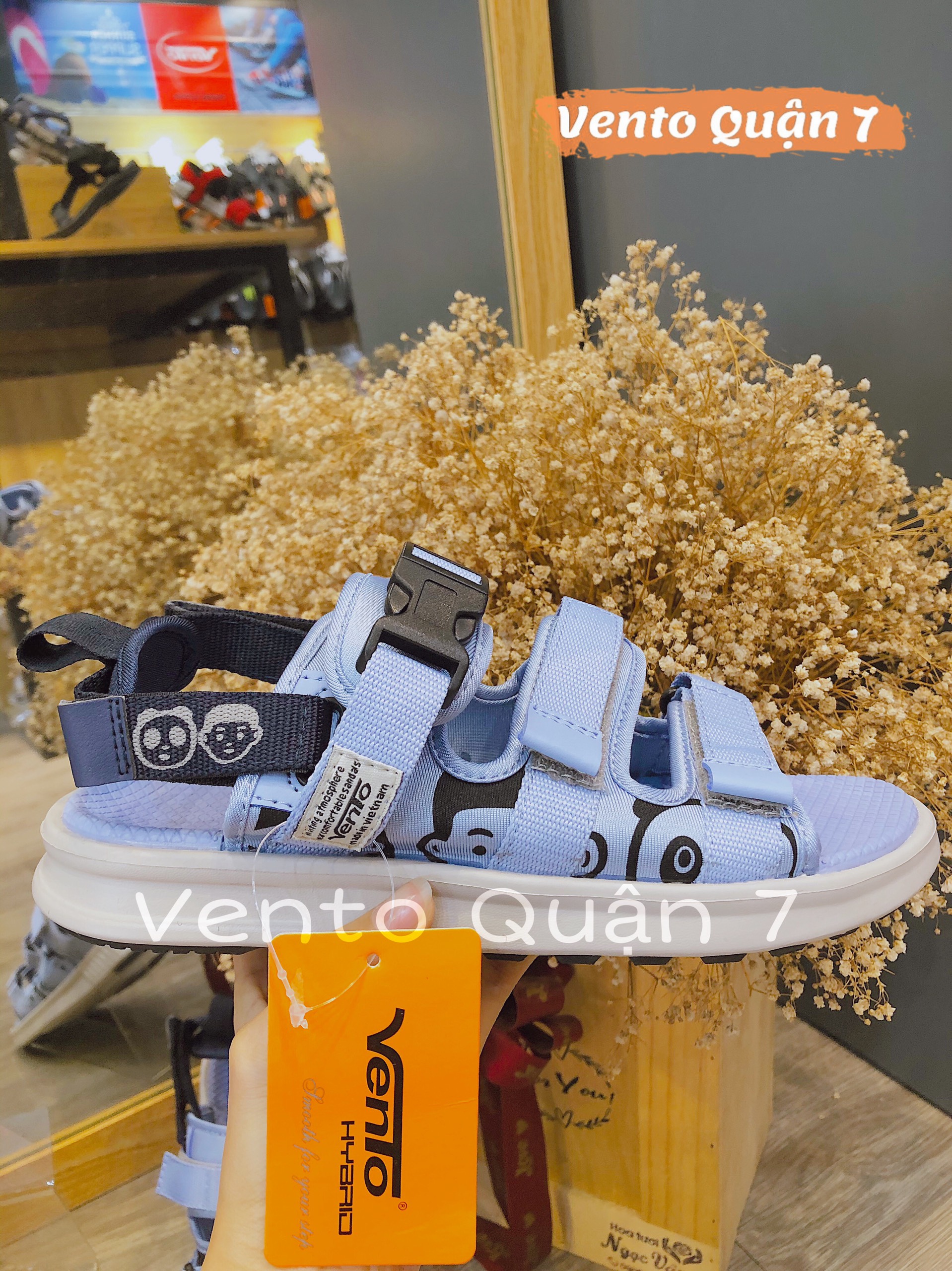 Sandal Vento Nữ Quai Ngang dạo phố đi chơi đi học đi làm NB80