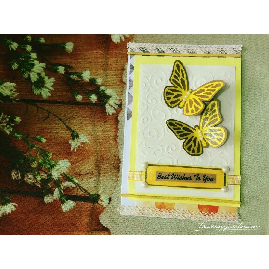 Thiệp 2 chú bướm