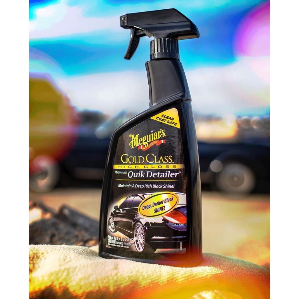 Meguiar's Dung dịch bảo dưỡng nhanh cho sơn xe dòng Gold Class - Gold Class Quik Detailer, G7624, 24 oz - 709ml