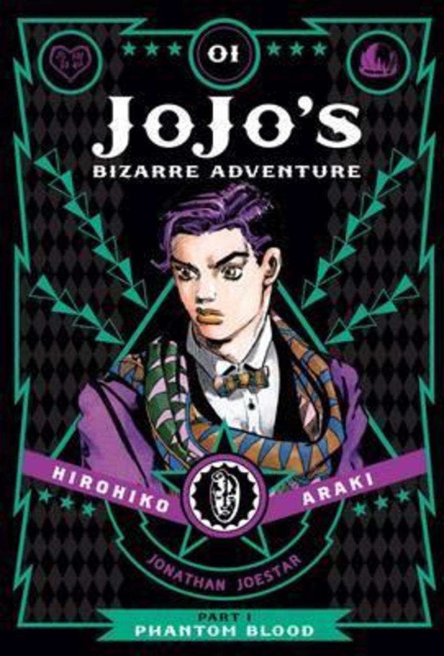 Sách - JoJo's Bizarre Adventure: Part 1--Phantom Blood, Vol. 1 by Hirohiko Araki (US edition, hardcover)