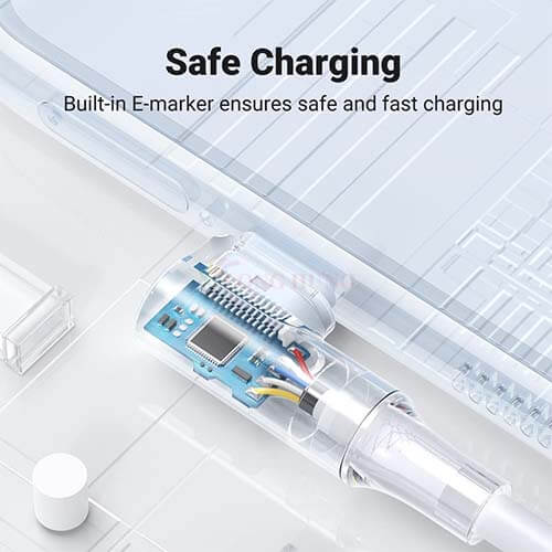 Cáp USB Type-C to Type-C 90 độ Ugreen M/M Cable US335 - Hàng chính hãng