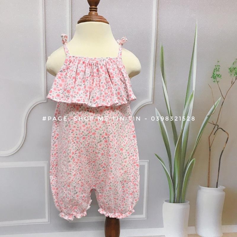 Body đùi hai dây cotton mỏng cho bé (size 6 đến 13kg)