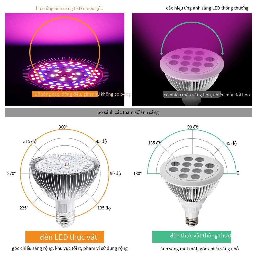 Ưu đãi đặc biệt đèn led tăng trưởng thực vật bán chạy toàn bộ đèn thực vật cốc trong nhà cây giống mọng nước lấp đầy ánh sáng trồng đèn