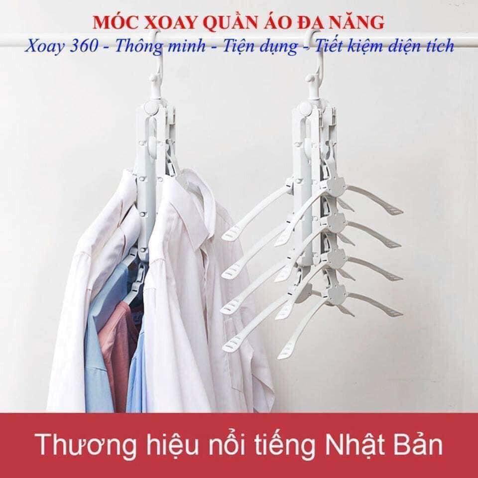 Móc quần áo xương cá đa năng