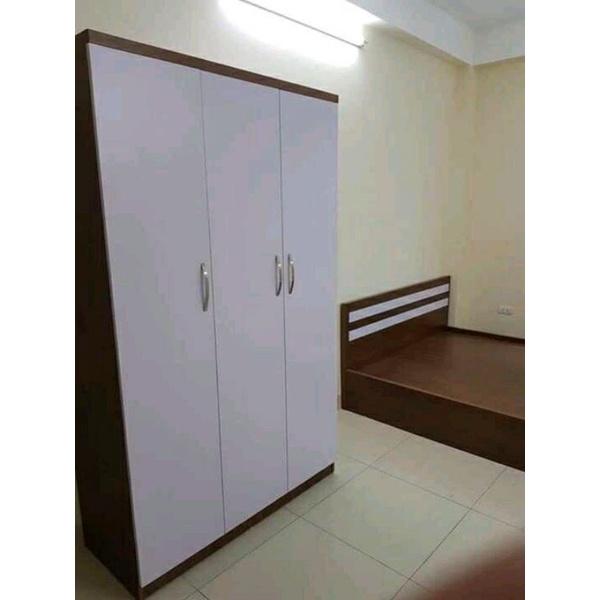 TỦ QUẦN ÁO 3 Cánh Gỗ MDF Phủ Melamine Chống Xước Chất Lượng Cao Giá Rẻ Nhất Hà Nội